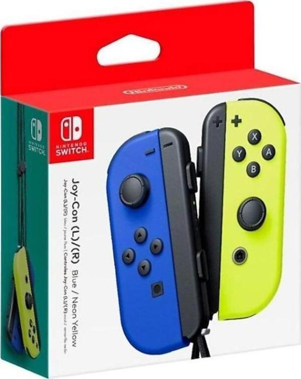 Nintendo Switch Joy-Con Controller 2'li Neon Sarı Lacivert - Image 1