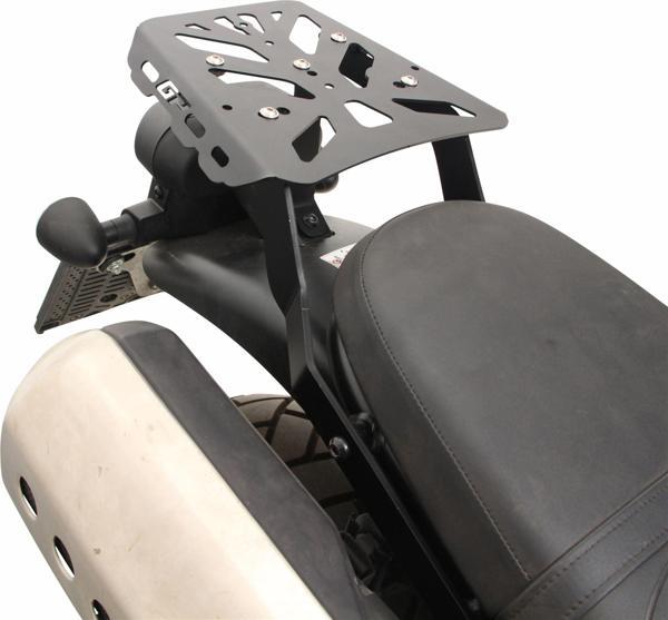 GP Kompozit Honda CL 250 2023-2024 Uyumlu Arka Çanta Demiri Siyah - Image 1