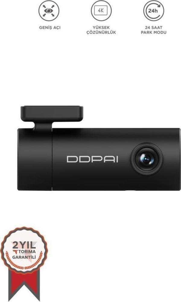 DDPAI Mini Pro 1296p Uhd 330 Derece Görüş 24 Saat Park Modu Akıllı Araç Kamerası - Image 1