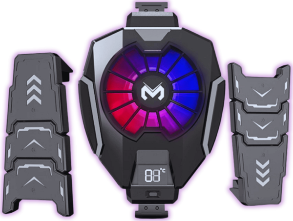 Fuchsia DL05T Dijital Göstergeli Tablet Soğutucu Gamer Oyuncu Radyatör 30 Watt Soğutma Fanı - Image 1