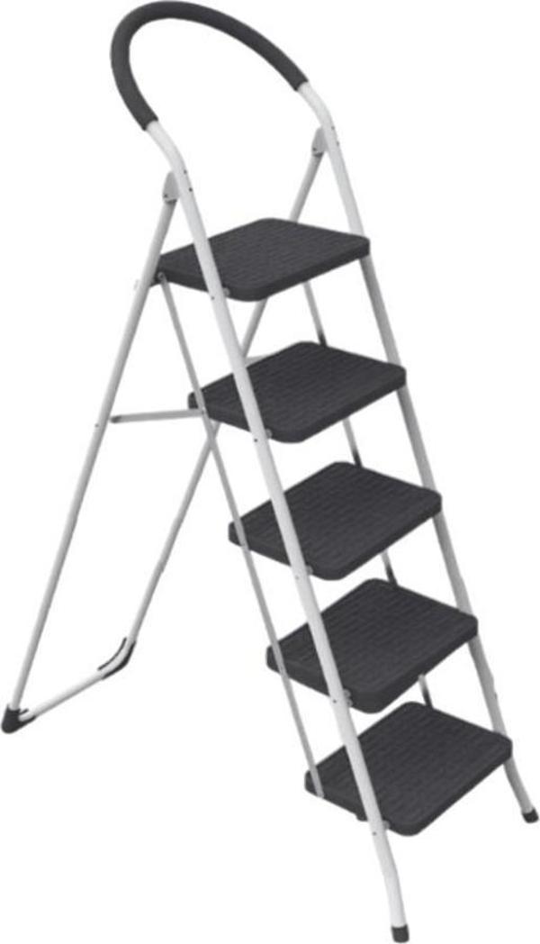 PRATİK GENİŞ 5 BASAMAKLI METAL MERDİVEN (SAR1615) - Image 1