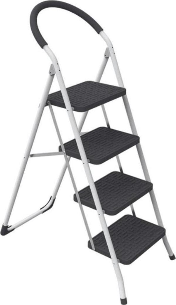 Demiriz PRATİK GENİŞ 4 BASAMAKLI METAL MERDİVEN (SAR1614) - Image 1