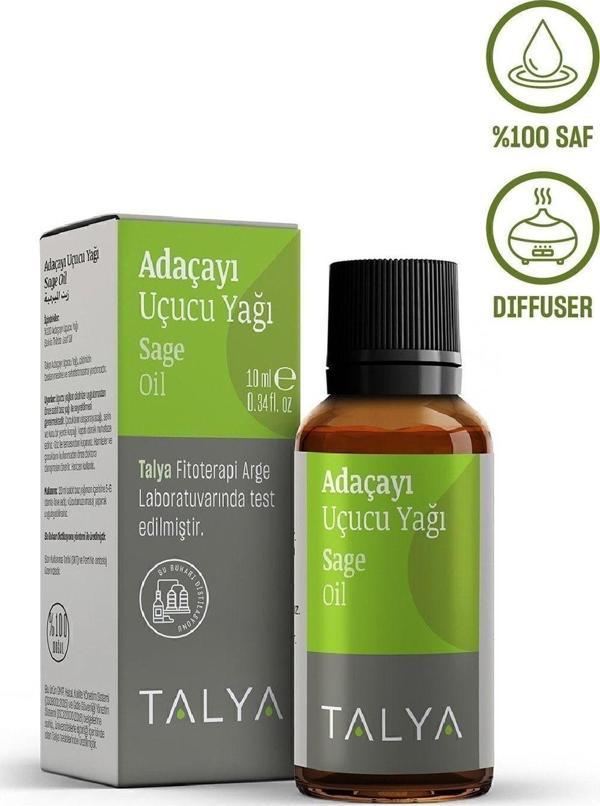 Talya Adaçayı Uçucu Yağı %100 Saf Ve Doğal 10 Ml - Image 1