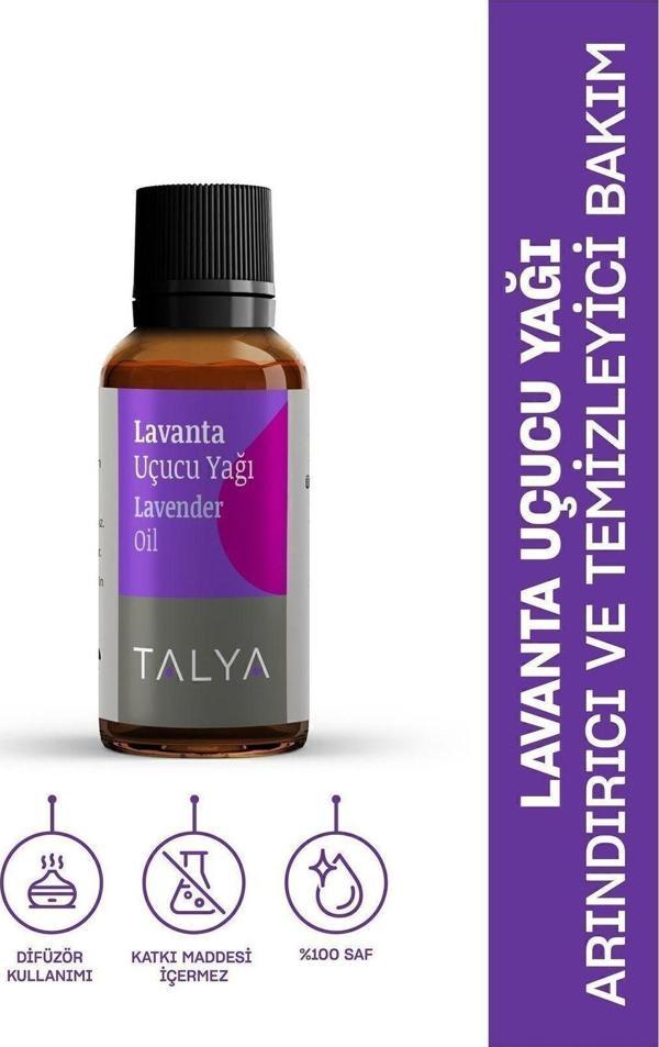 Talya Lavanta Uçucu Yağı, %100 Saf ve Doğal, Buhurdanlık ve Difüzör Yağı, 10 ml - Image 1