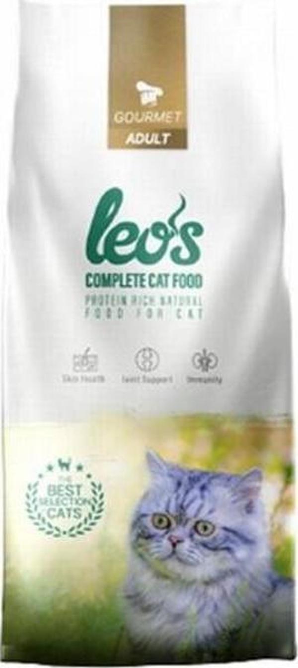 Leos Gurme Yetişkin Kedi Maması 10 Adet 1 Kg - Image 1
