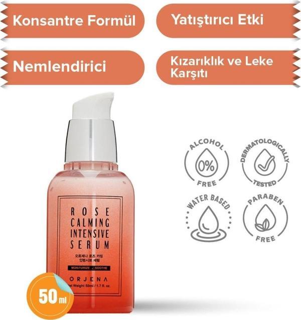 Orjena Rose Calming Intensive Yaşlanma Karşıtı Nemlendirici Sakinleştirici Serum 50ml - Image 1