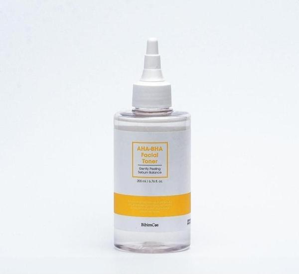 Bibimcos AHA-BHA Facial Toner 200ml New Version - Image 1