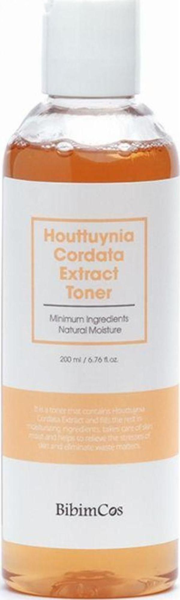 Bibimcos Hottuynia Cordata Extract Toner 200 ml – Arındırıcı Tonik - Image 1