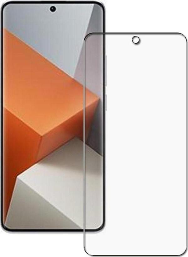 Redmi Note 13 C ile Uyumlu Şeffaf Esnek Nano Cam Ekran Koruyucu - Image 1