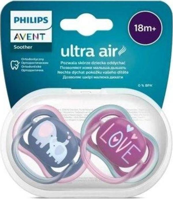 Philips Avent Ultra Air Emzik 18 Ay 2li Kız - Image 1