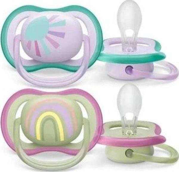 Philips Avent Ultra Air Emzik 0-6 Ay Kız 2'li - Image 1