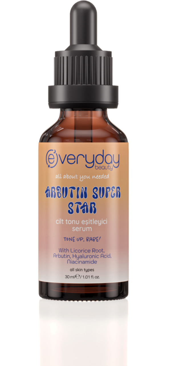 Arbutin Super Star Cilt Tonu Eşitleyici Serum 30ml Sivilce Güneş Leke Karşıtı Aydınlatıcı  - Image 1