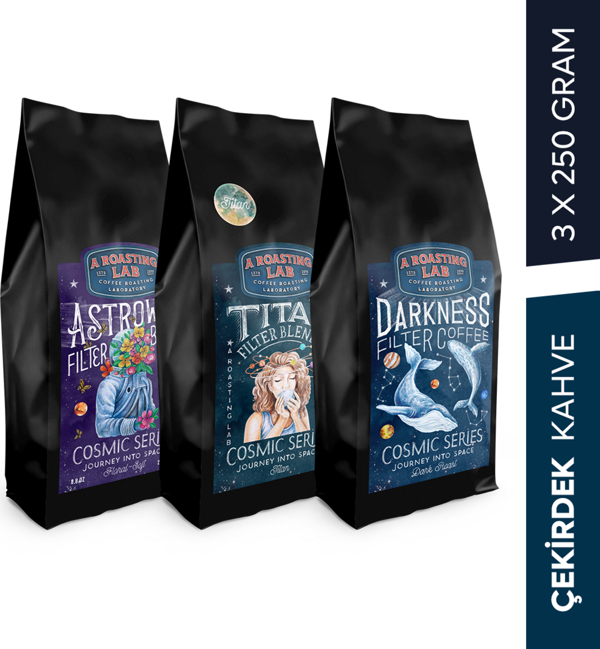 Cosmic Series 3x250 Gram Çekirdek Filtre Kahve - Image 1