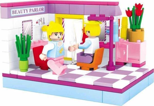 Ausini-Asya Bricks 24411, Fairyland 146 Parça Kuaför Salonu Lego Seti - Image 1
