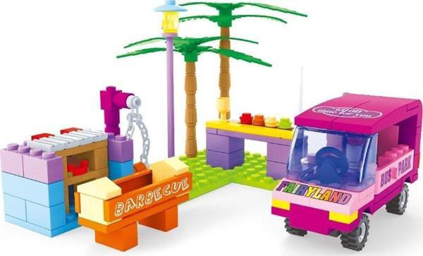 Ausini-Asya Bricks 24414, Fairyland 172 Parça Otobüs ve Barbekü Temalı Lego Seti - Image 1