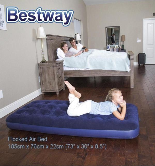 Bestway 67000,Tek Kişilik Şişme Yatak (185x76x22 cm) - Image 1