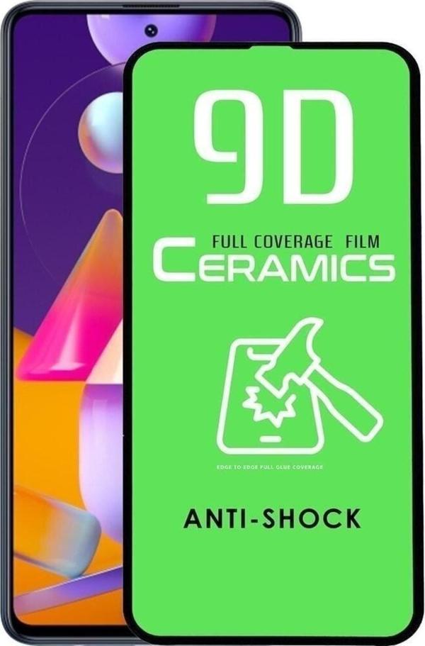 Samsung Uyumlu Galaxy A10 Seramik Esnek Nano Tam Ekran Koruyucu Kırılmaz Cam - Image 1