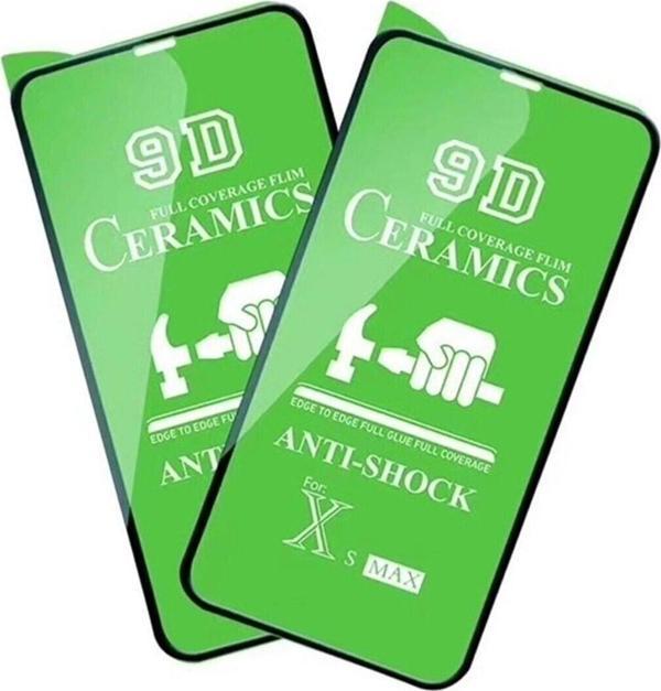 Samsung Uyumlu Galaxy A30 Seramik Esnek Nano Tam Ekran Koruyucu Kırılmaz Cam - Image 1