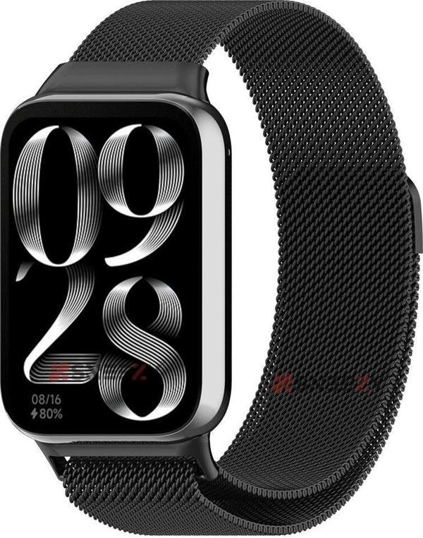Sneezy Xiaomi Mi Band 8 Pro Uyumlu Woven Wire Tasarım Metal Hasır Kordon - Image 1