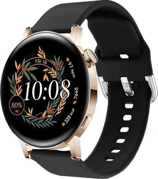 Huawei Watch Gt3 42mm Ile Uyumlu 20mm Purelux Soft Tokalı Silikon Kordon Dayanıklı Spor Stil - Image 1