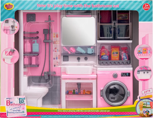 Oydaş Oyuncak 02385 Kutuda 3'lü Yeni Banyo Seti - Image 1