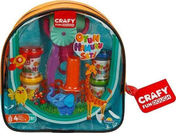 Crafy Oyun Seti 4 Renk Çantalı 27868 Turuncu - Image 1