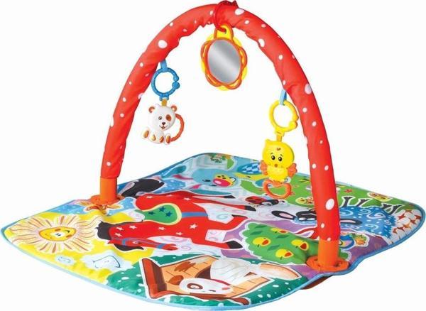 Babies Neşeli Çiftlik Aynalı Bebek Oyun Halısı F - Image 1