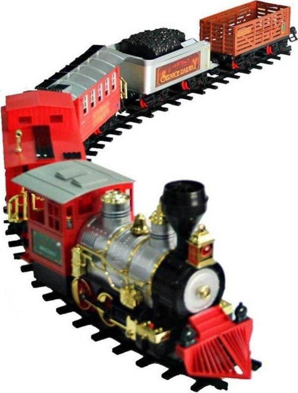 Klasik Tren Seti Sesli ve Işıklı 35 Parça - Image 1