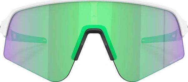 Oakley Sutro Lite Sweep Bisiklet Güneş Gözlüğü Matte White Prizm Road Jade - Image 1