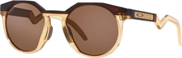 Oakley HSTN Kylian Mbappé İmzalı Güneş Gözlüğü Dark Amber/Light Curry Prizm Tungsten - Image 1