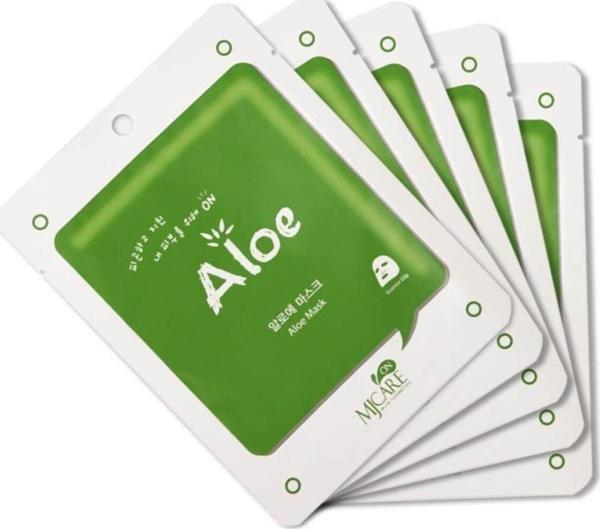 MjCare Aloe Vera Özlü Yüz Maskesi 5'li 88092208001605 - Image 1