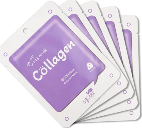 MjCare Kolajen Özlü Yüz Maskesi 5'li 88092208001395 - Image 1