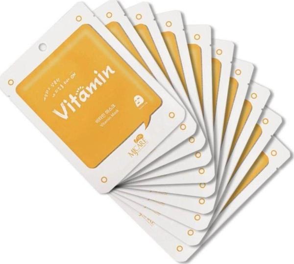 MjCare On Vitamin Mask -vitaminli Yüz Maskesi 10'lu - Image 1