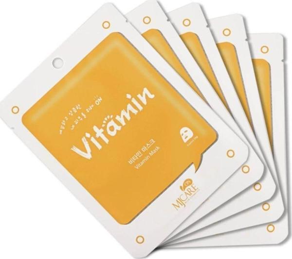 MjCare On Vitamin Mask Vitaminli Yüz Maskesi 5'li - Image 1