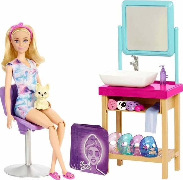 Barbie Işıltı Dolu Spa Günü Oyun Seti HCM82 - Image 1