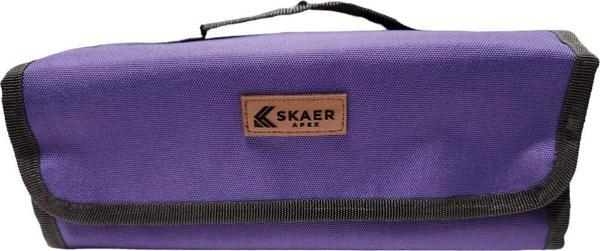 Skaer X-Case 4 Gözlü Kalem Çantası Mor - Image 1