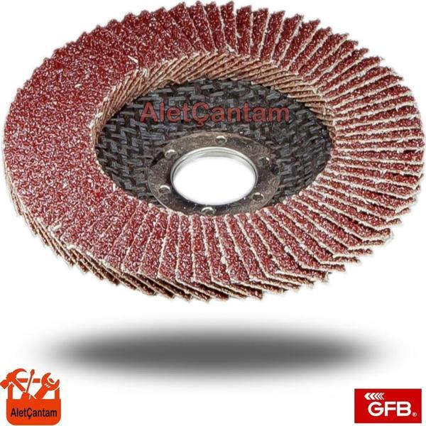 GFB FLAP DİSK ZIMPARA ALÜMİNYUM OKSİT (AHŞAP VE METAL) 115MM - Image 1