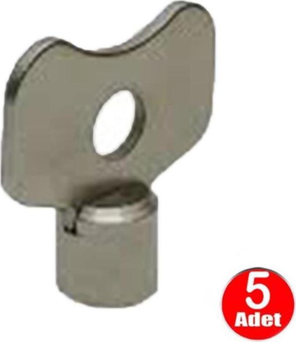 Radyatör Purjör Anahtarı Petek Hava Alma Anahtar 5'Li Paket - Image 1