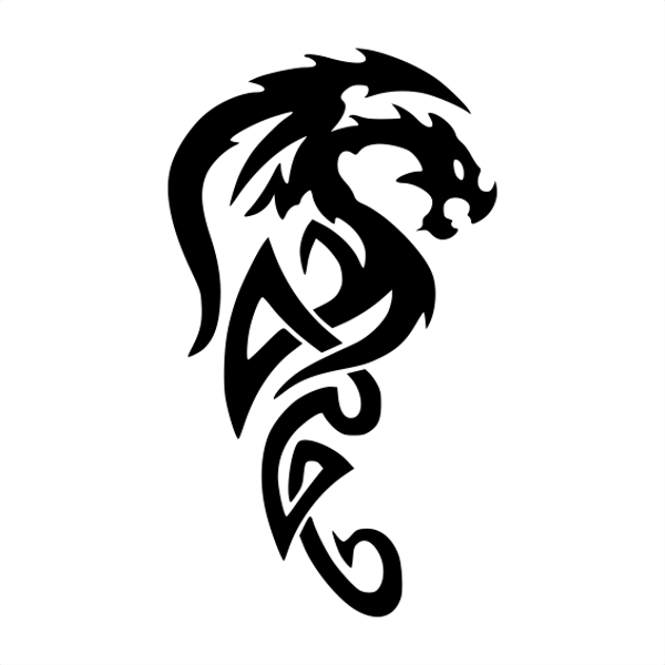 EJDERHA FOLYO STİCKER 50cm Uzunluk - Image 1