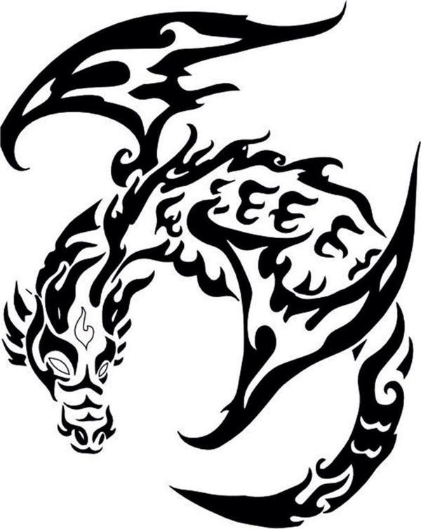 Folyo Sticker  Ejderha 130cm Uzunluk - Image 1