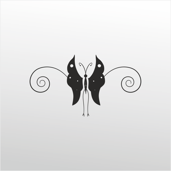 Folyo Sticker Arı Kelebek 20cm uzunluk - Image 1