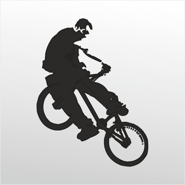 Folyo Sticker Bisiklet 40cm Uzunluk - Image 1