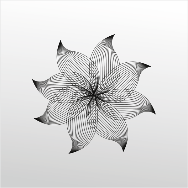 Folyo Sticker Çiçek Desen 100cm Uzunluk - Image 1