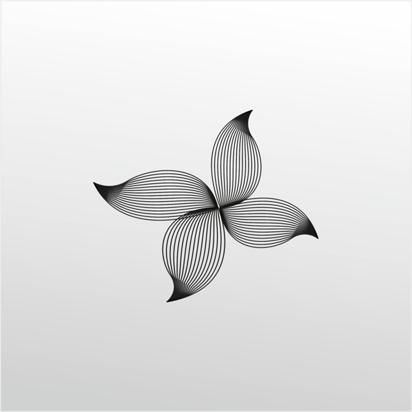 Folyo Sticker Çiçek Deseni 130cm Uzunluk - Image 1