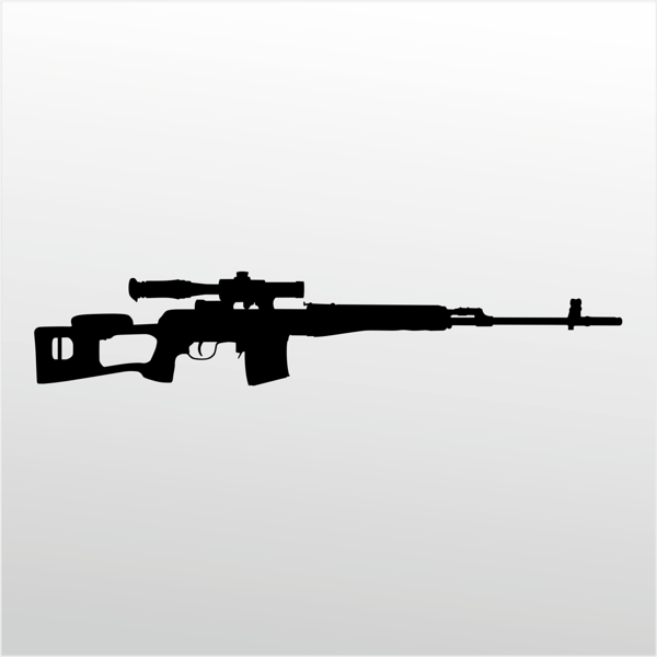 Folyo Sticker Cheytac M200 20cm uzunluk - Image 1