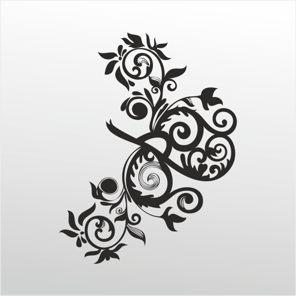 Folyo Sticker Çiçek Deseni 200cm Uzunluk - Image 1