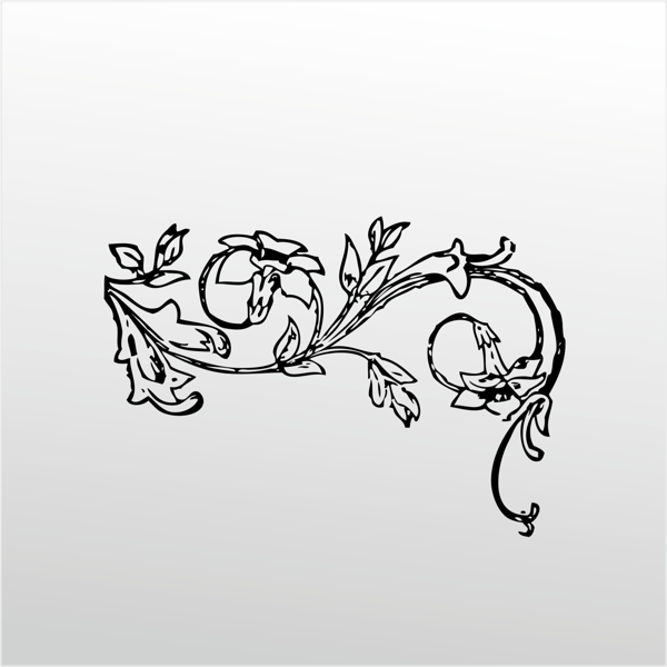 Folyo Sticker Çiçek Deseni 70cm Uzunluk - Image 1
