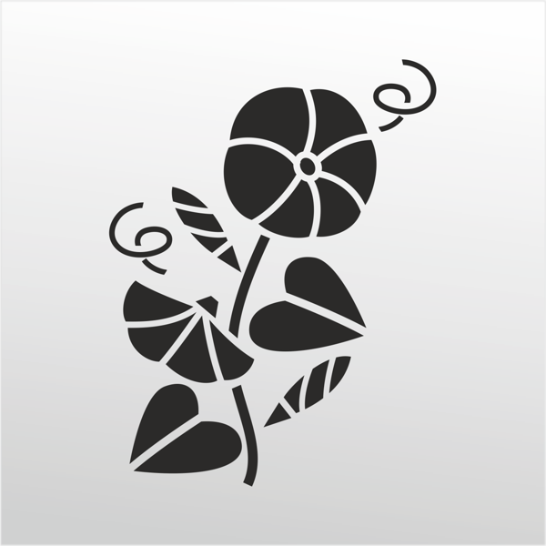 Folyo Sticker Çiçek Deseni 70cm Uzunluk - Image 1