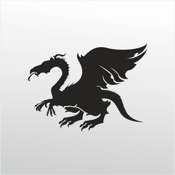 Folyo Sticker Ejderha 60cm Uzunluk - Image 1