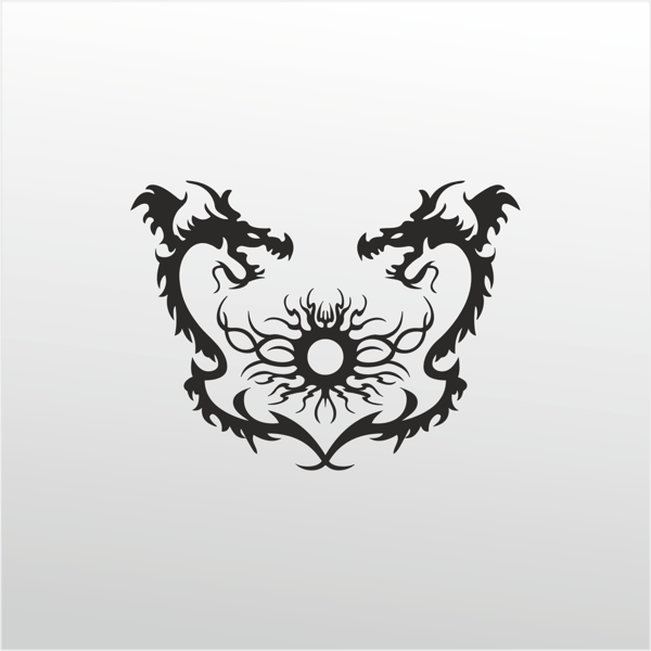 Folyo Sticker Ejderhalar 30cm Uzunluk - Image 1